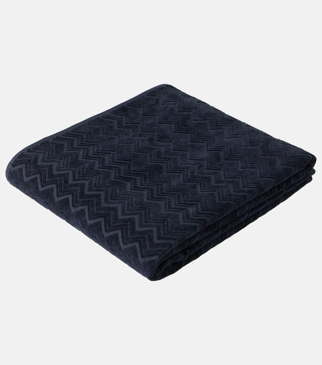 Chalk Zigzag cotton terry bath sheet | Missoni