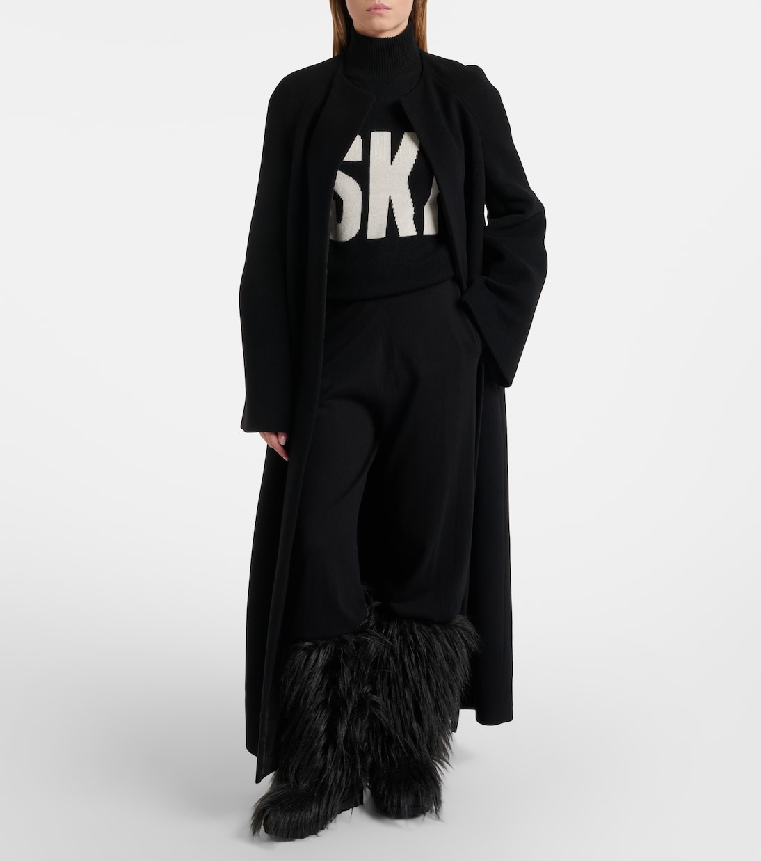 Jersey de cuello alto en mezcla de lana | Goldbergh