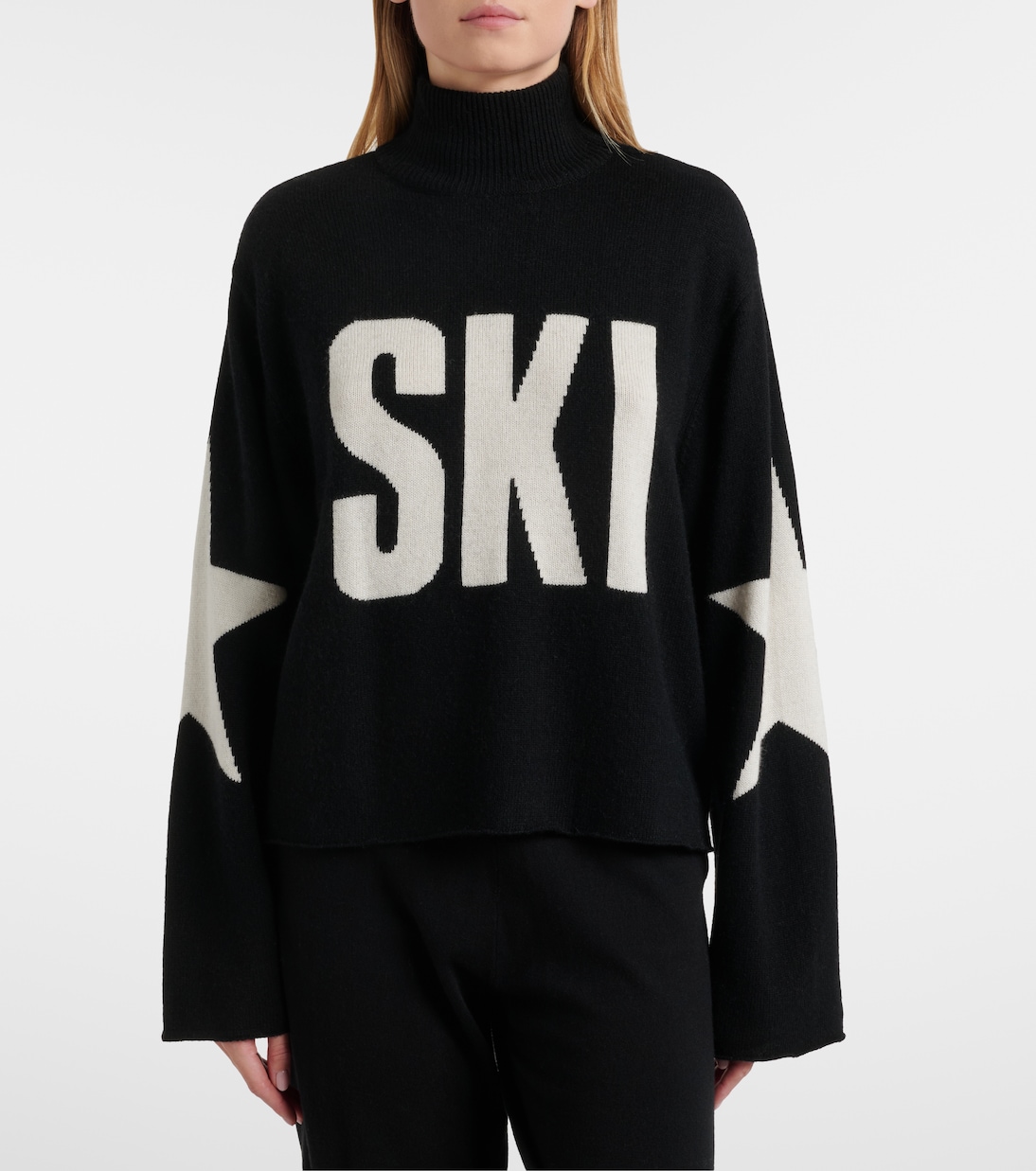 Jersey de cuello alto en mezcla de lana | Goldbergh