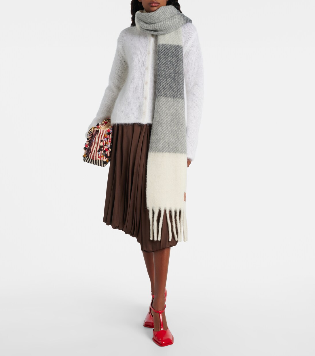 Alpaca and wool-blend scarf | Loewe