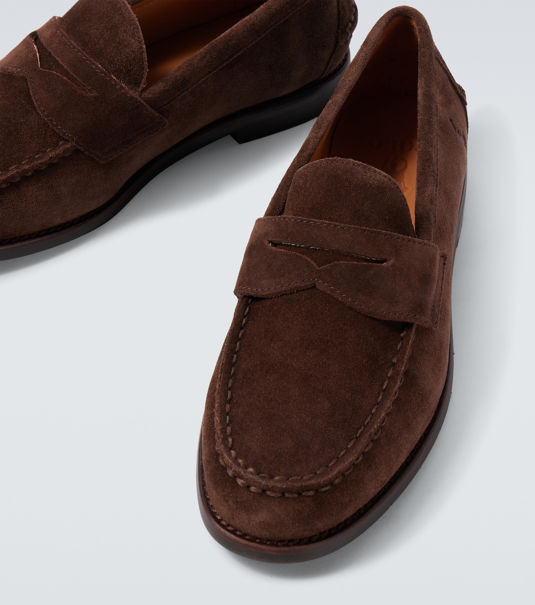 Logo suede loafers | Polo Ralph Lauren