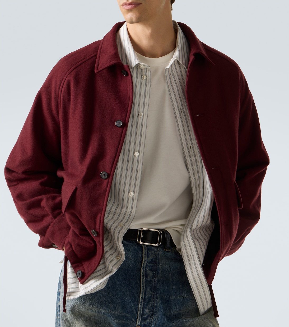 Cashmere blouson jacket | A.Presse