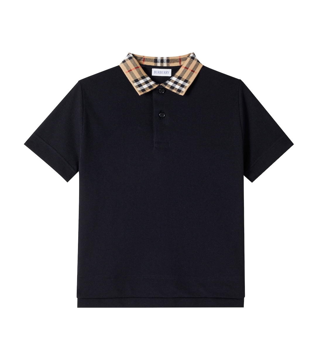 Burberry Check cotton piqué polo shirt | Burberry Kids