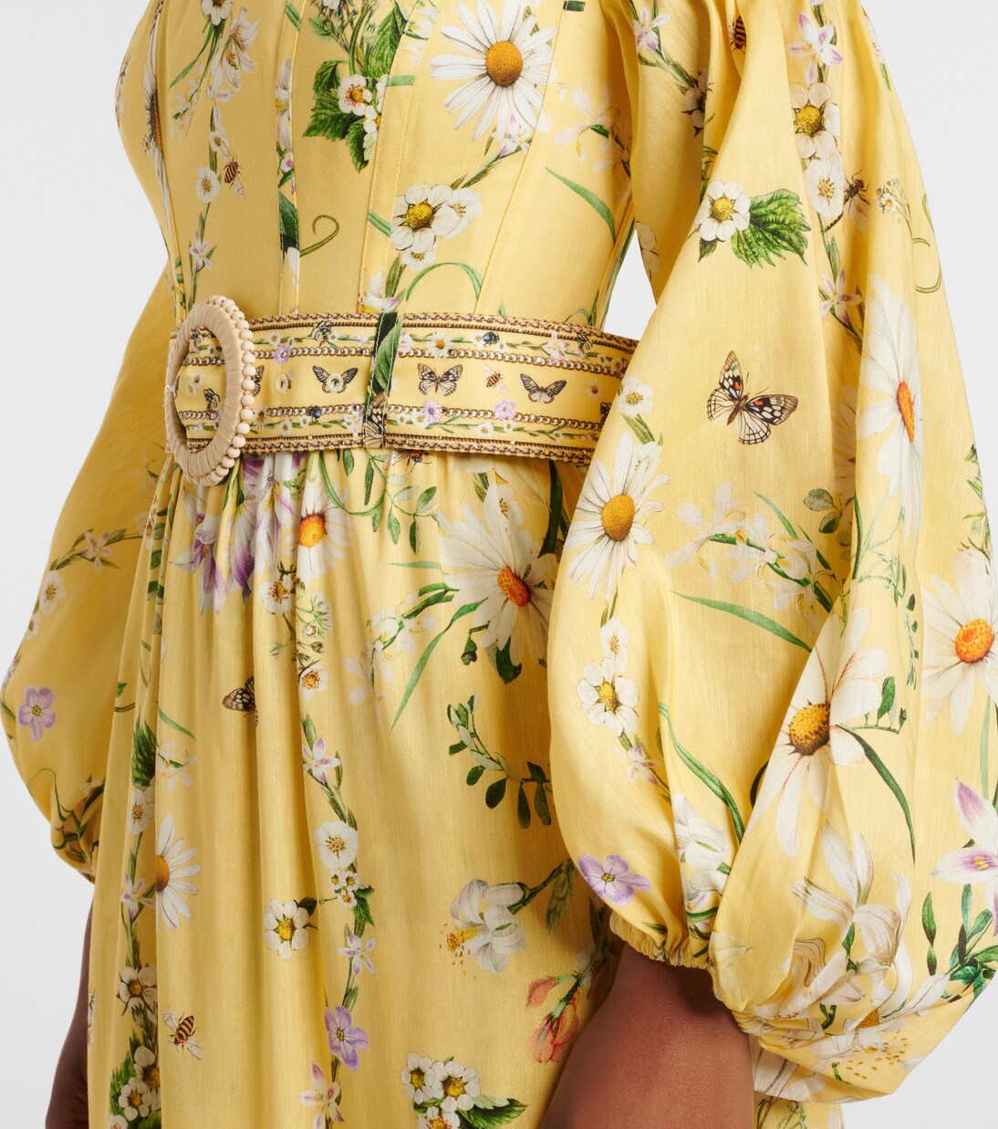 Robe Daisy Chains en lin et soie | Camilla