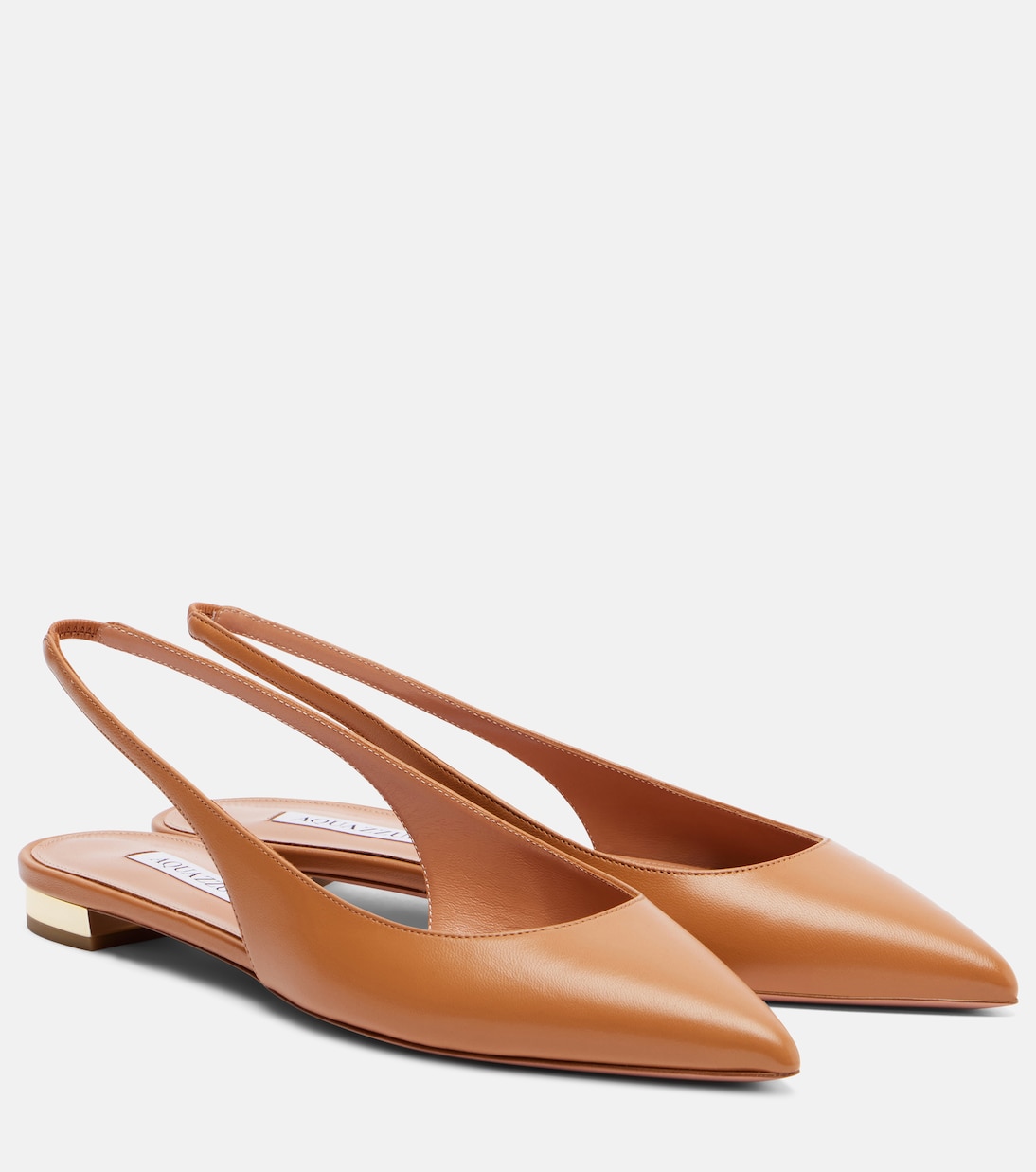 Purist leather slingback flats | Aquazzura
