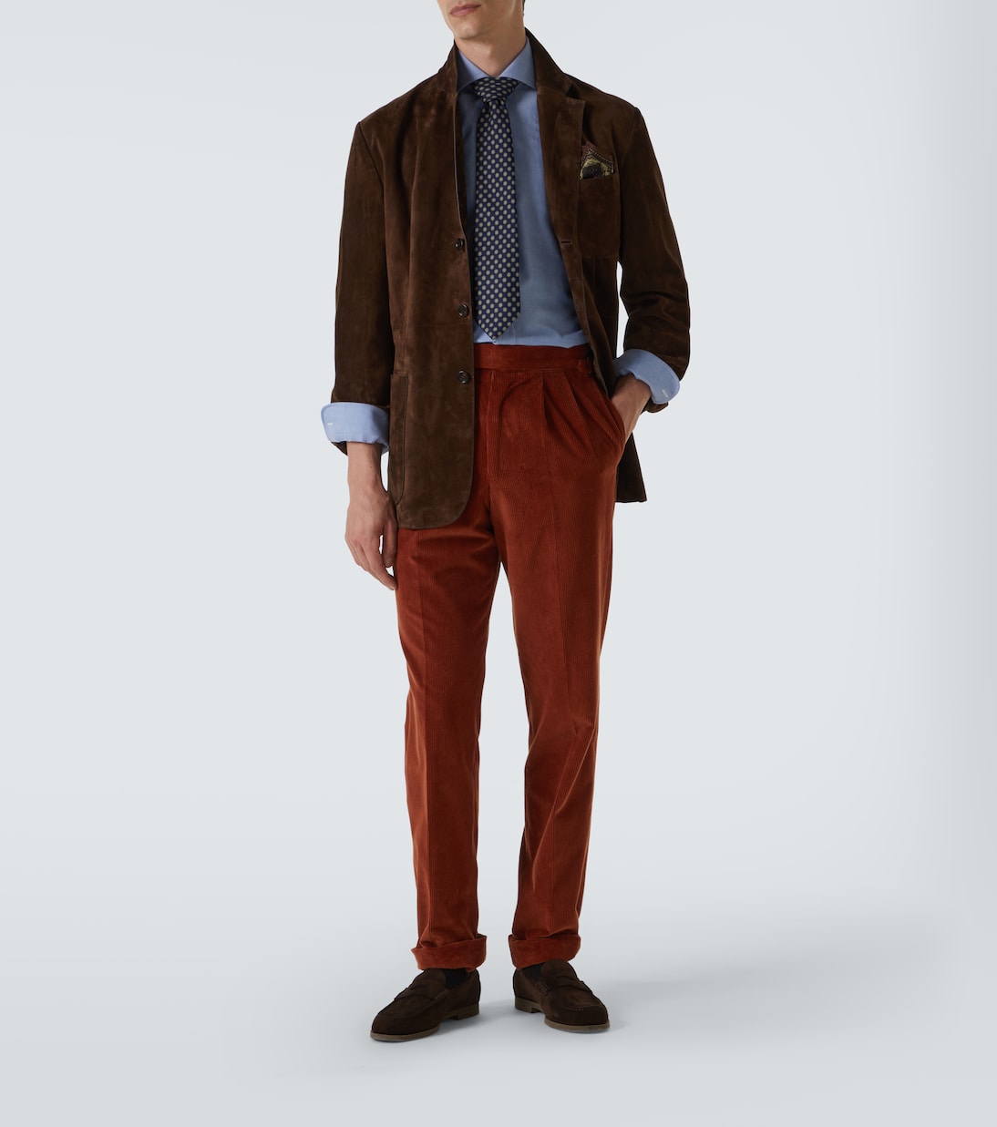 Cotton and silk corduroy pants | Dunhill