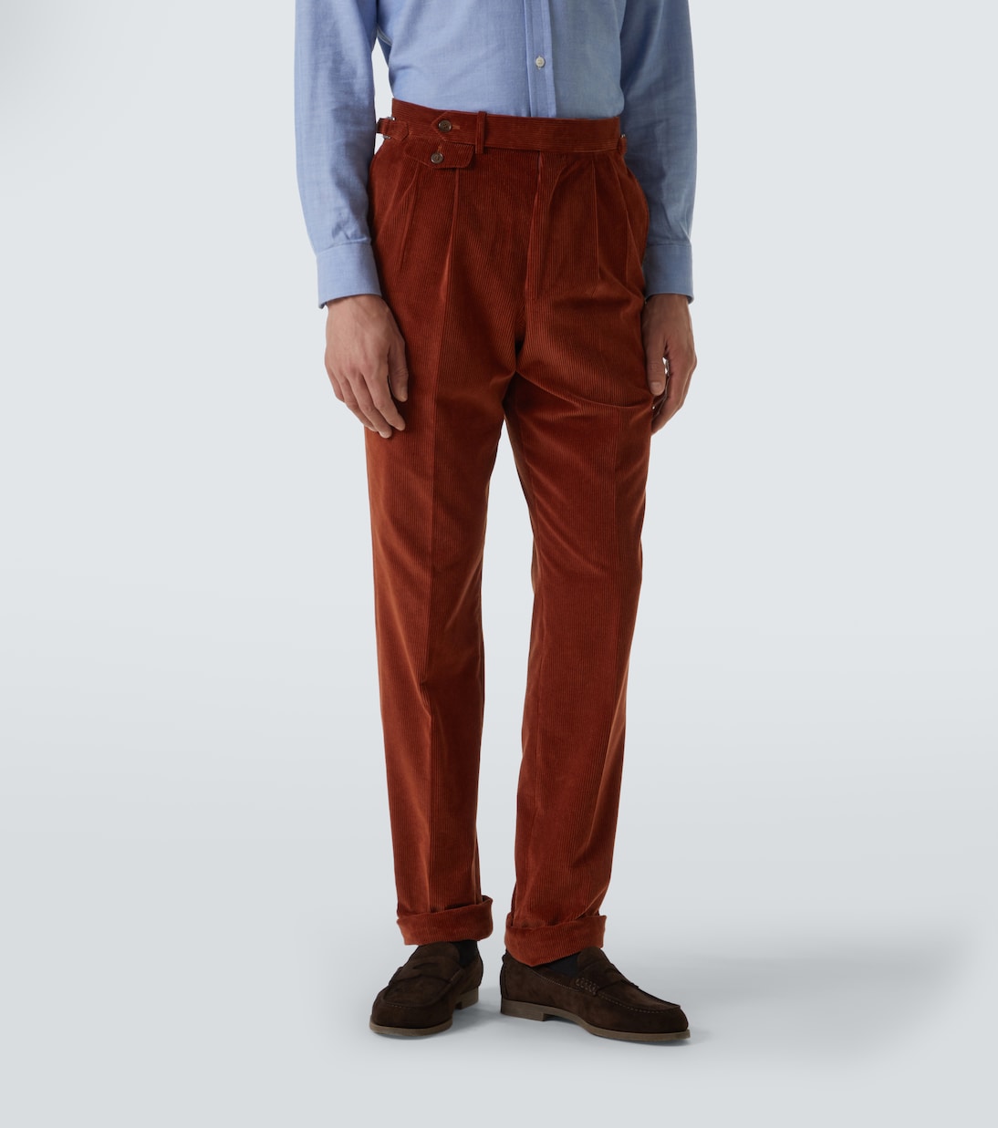 Cotton and silk corduroy pants | Dunhill