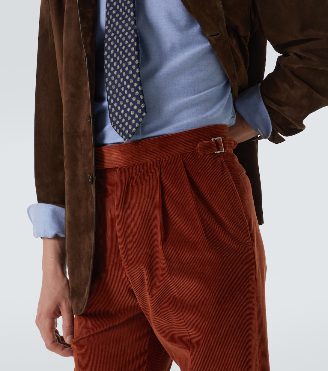 Cotton and silk corduroy pants | Dunhill