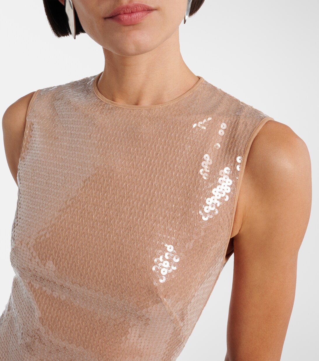 Robe longue à sequins | David Koma