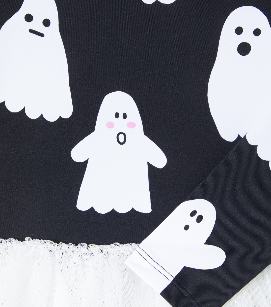 Printed jersey and tulle dress | Stella McCartney Kids