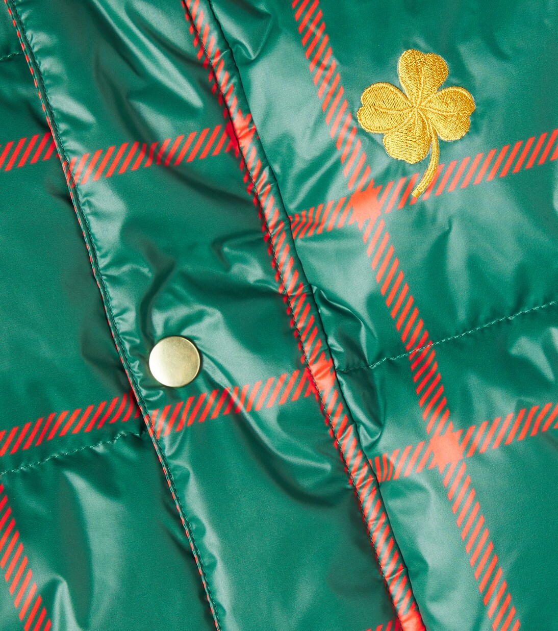 Clover checked puffer jacket | Mini Rodini