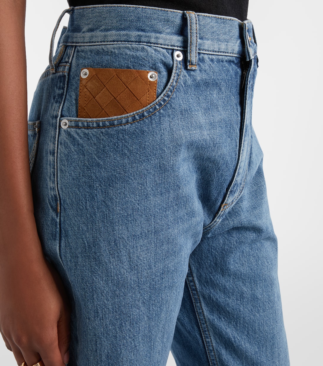 Jean droit à taille haute | Bottega Veneta