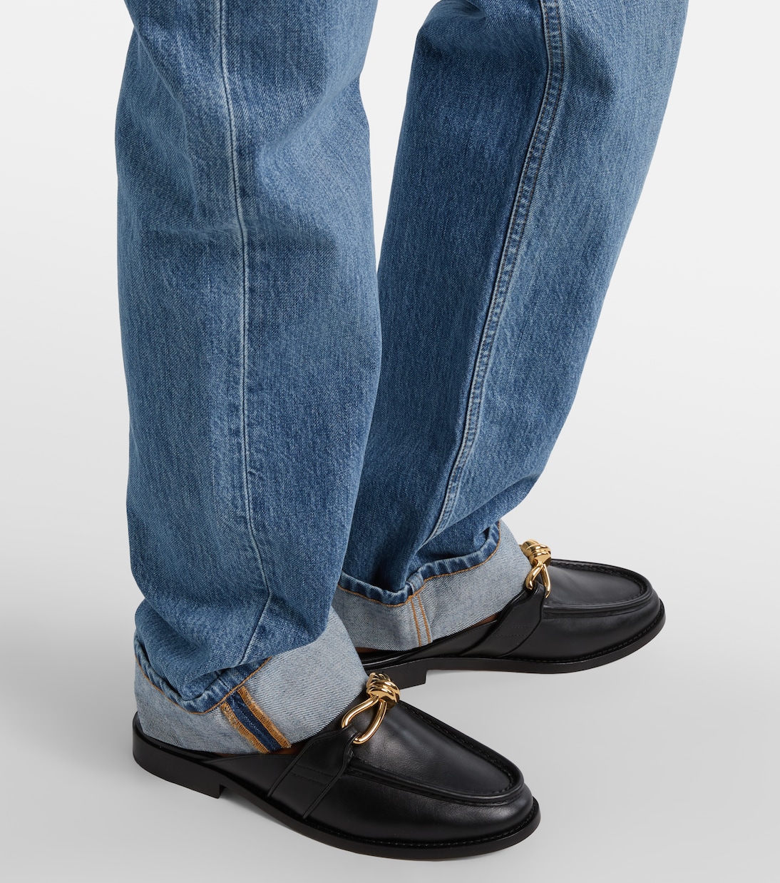 Jean droit à taille haute | Bottega Veneta