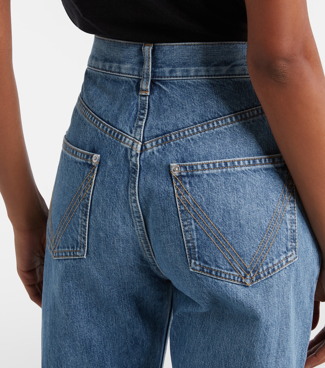 Jean droit à taille haute | Bottega Veneta