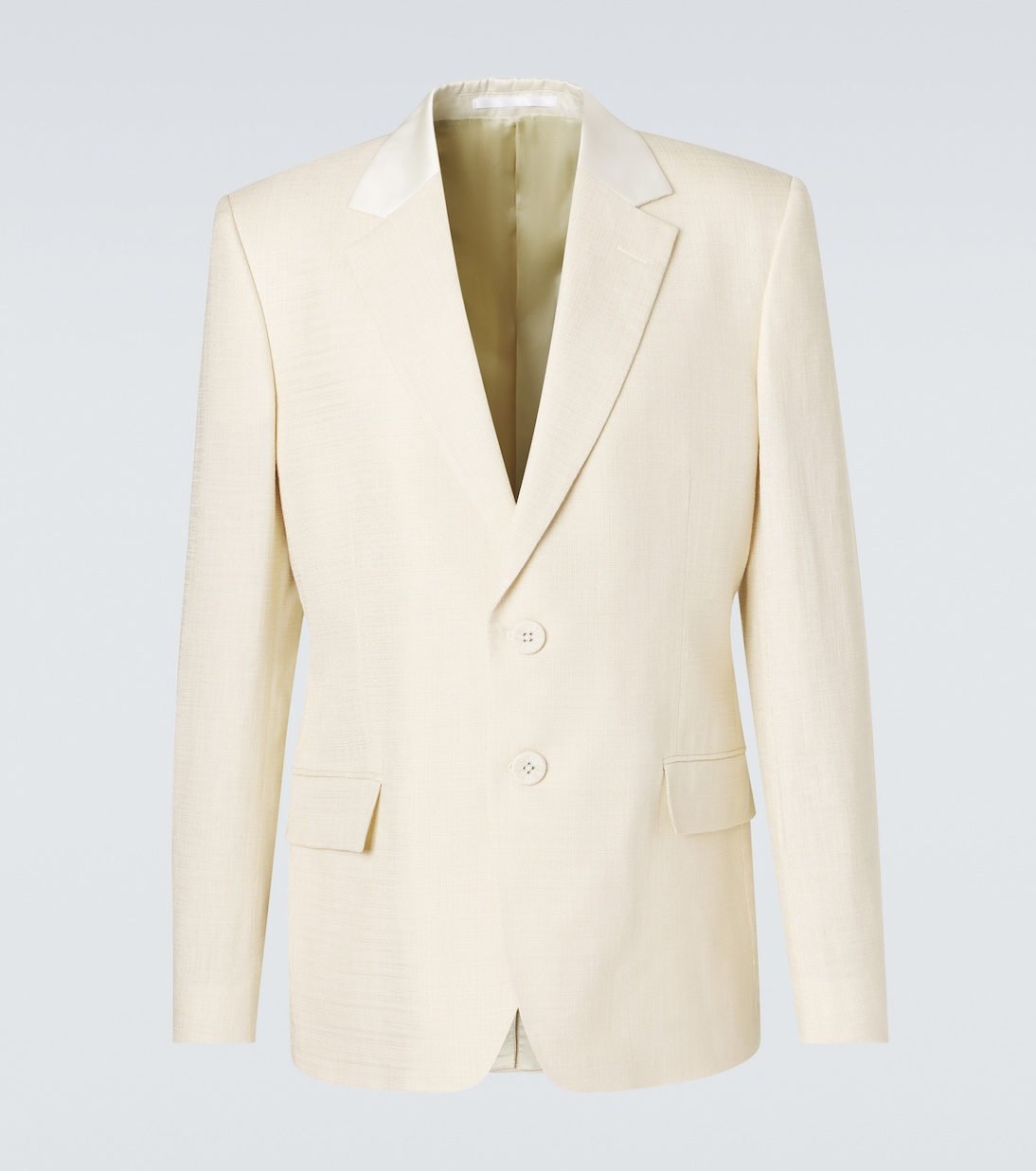 Blazer Alto bordé de satin | Wales Bonner