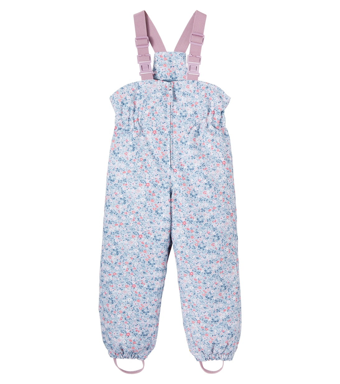 Sal floral ski salopettes | Wheat