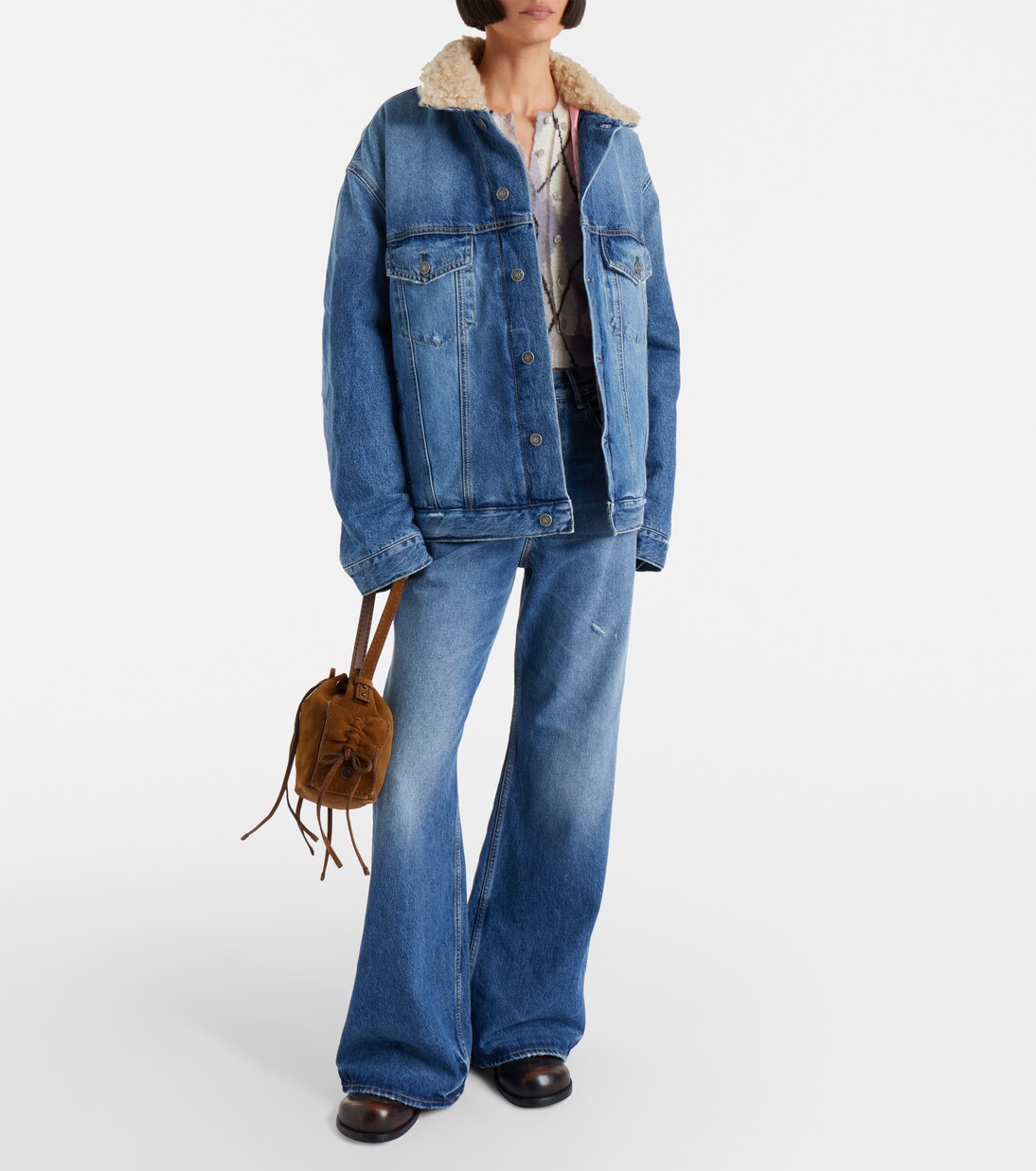 Jeans anchos de tiro alto | Acne Studios