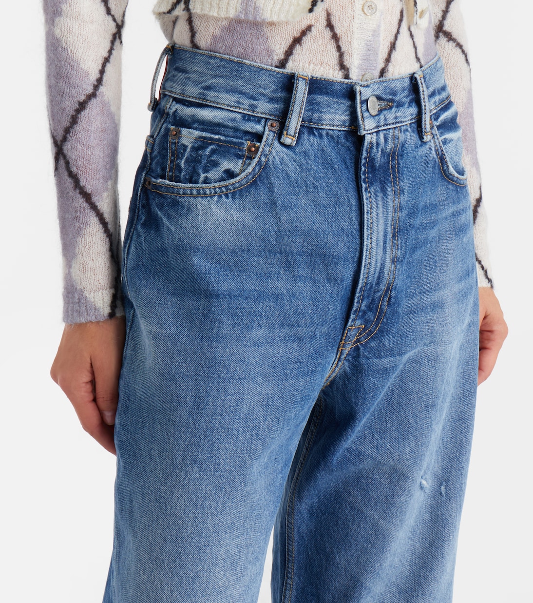 Jeans anchos de tiro alto | Acne Studios