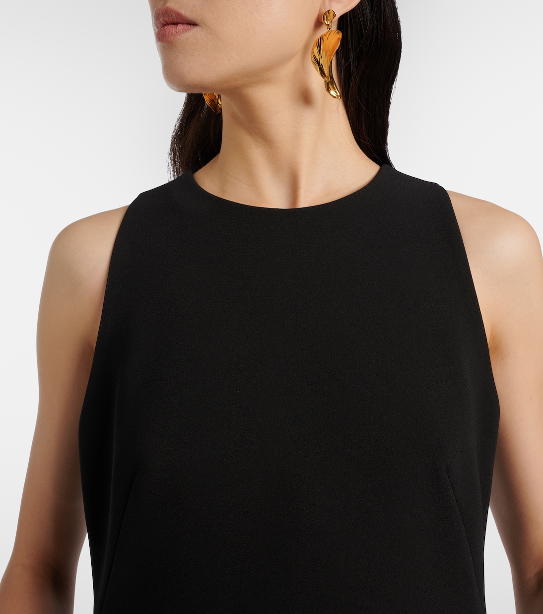 Semito feather-trimmed midi dress | Max Mara