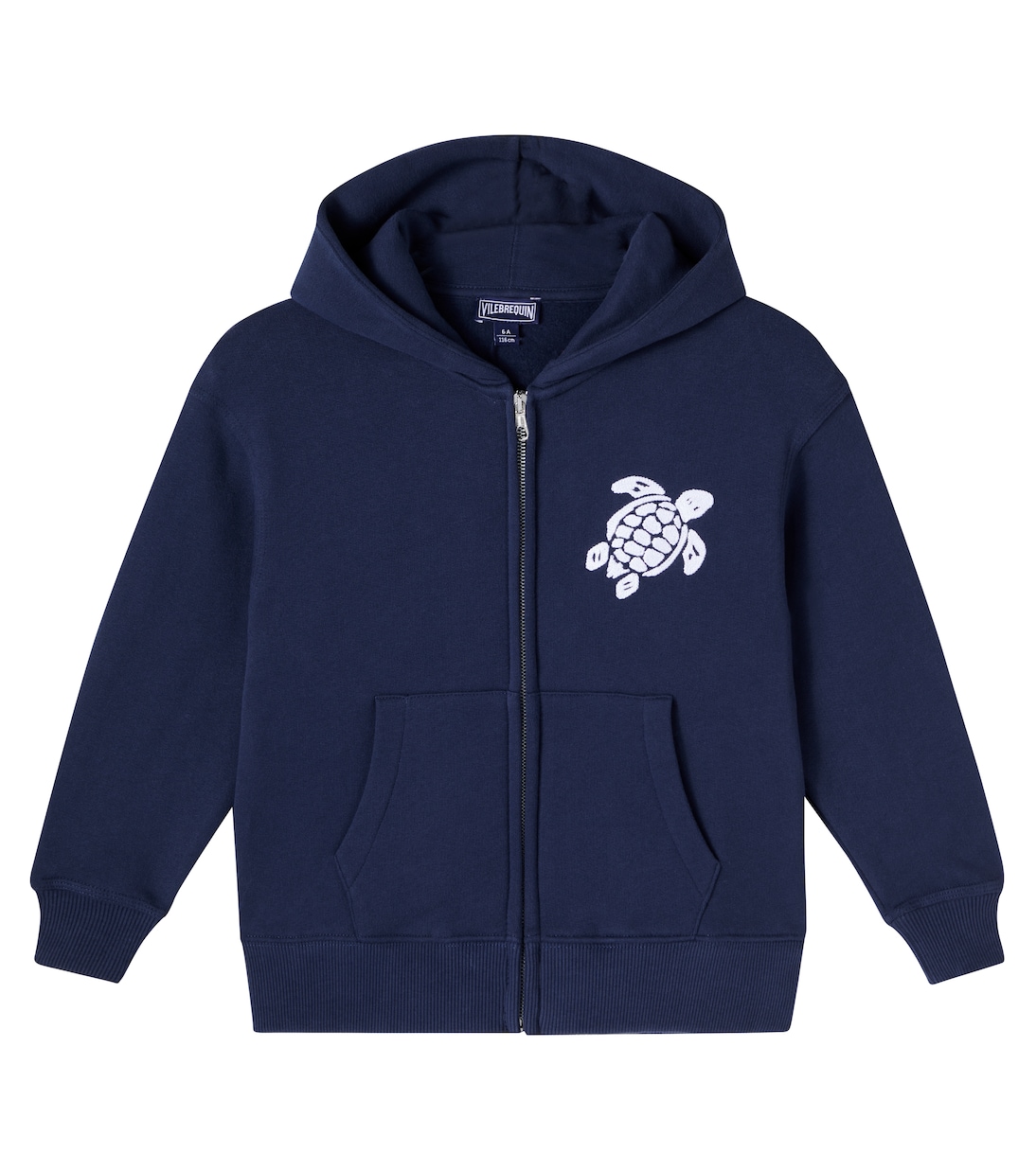 Sweat-shirt à capuche brodé en coton | Vilebrequin Kids