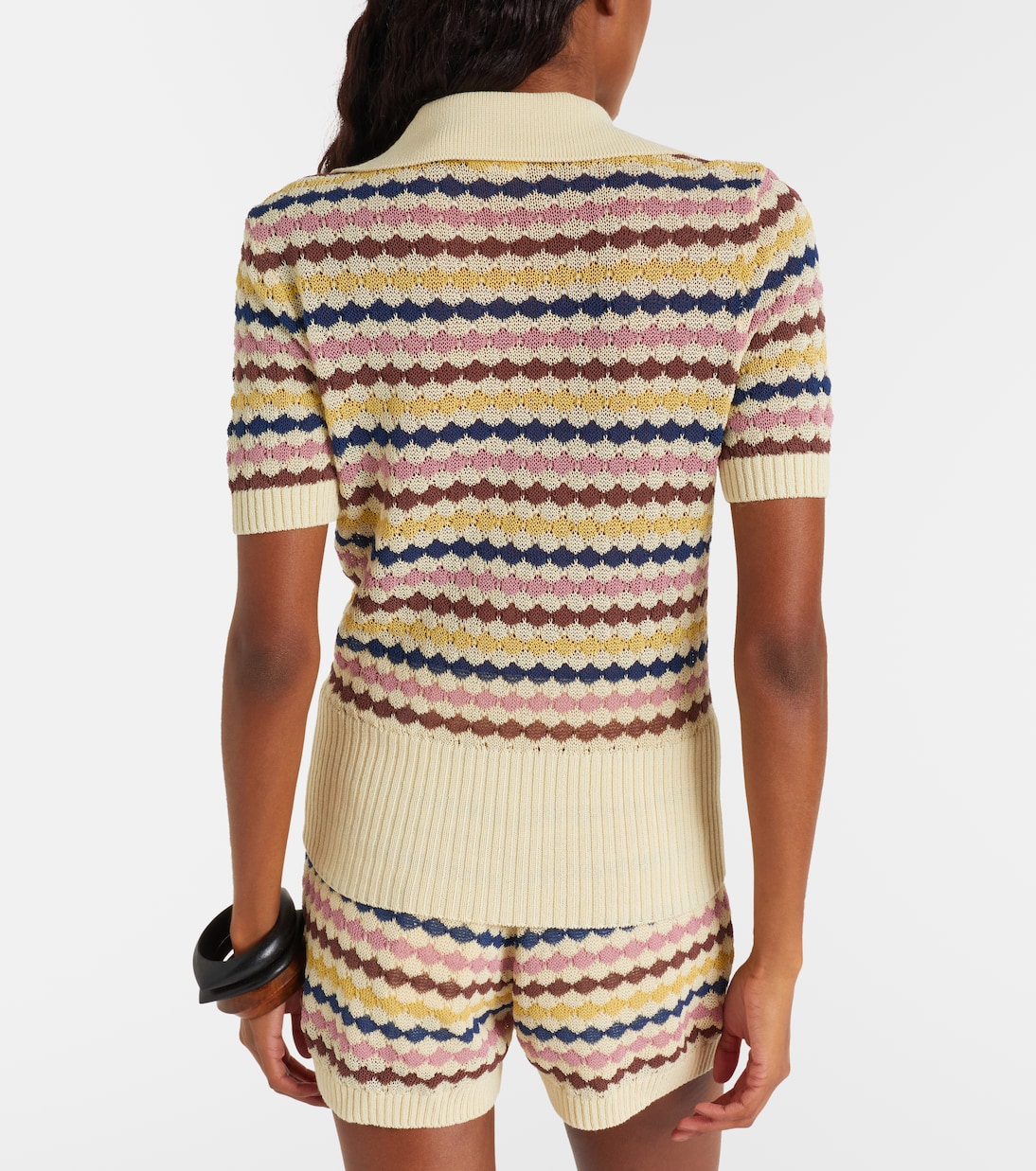 Awaken cotton-blend polo sweater | Zimmermann