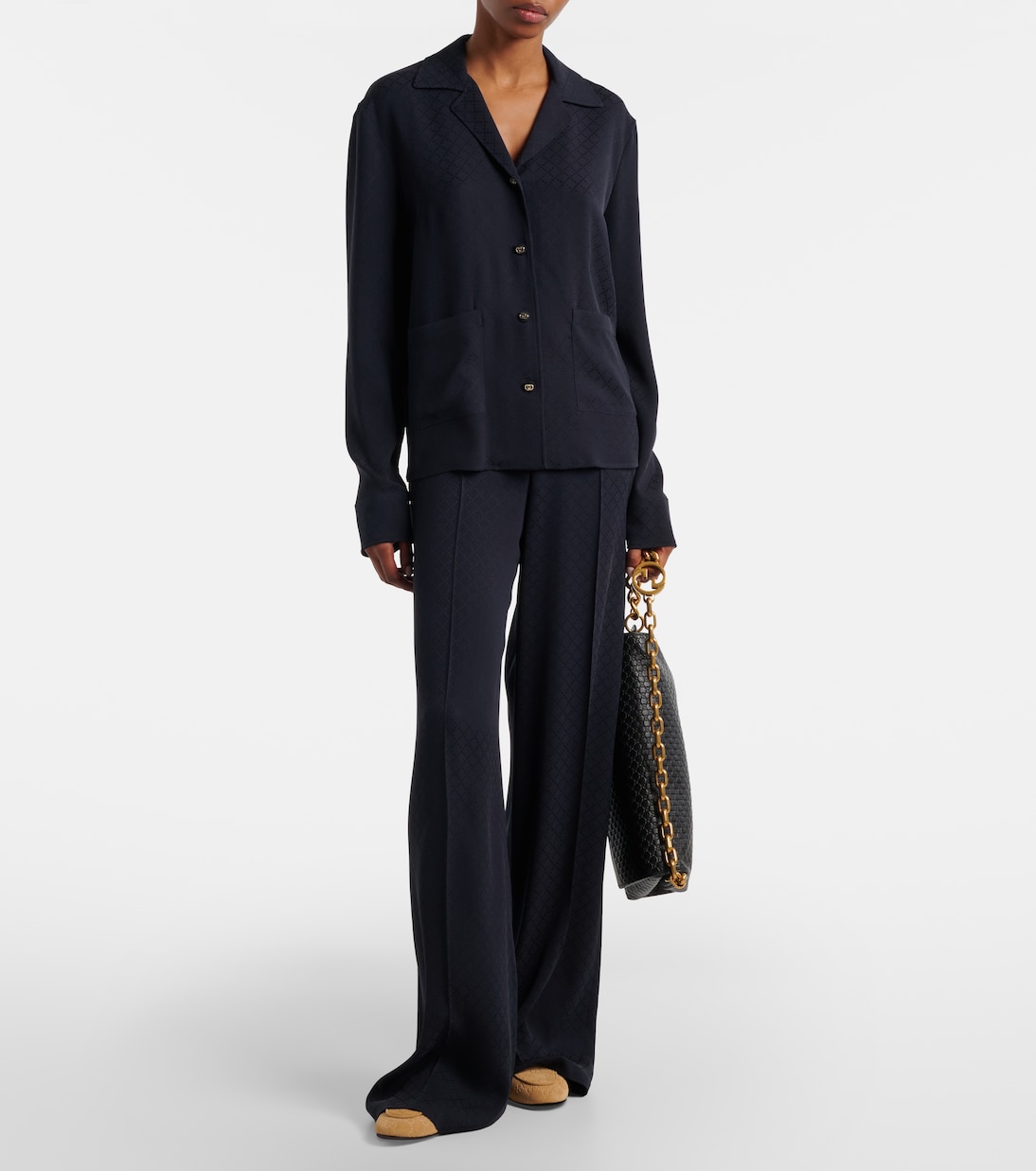 Mocassins en daim GG Horsebit | Gucci