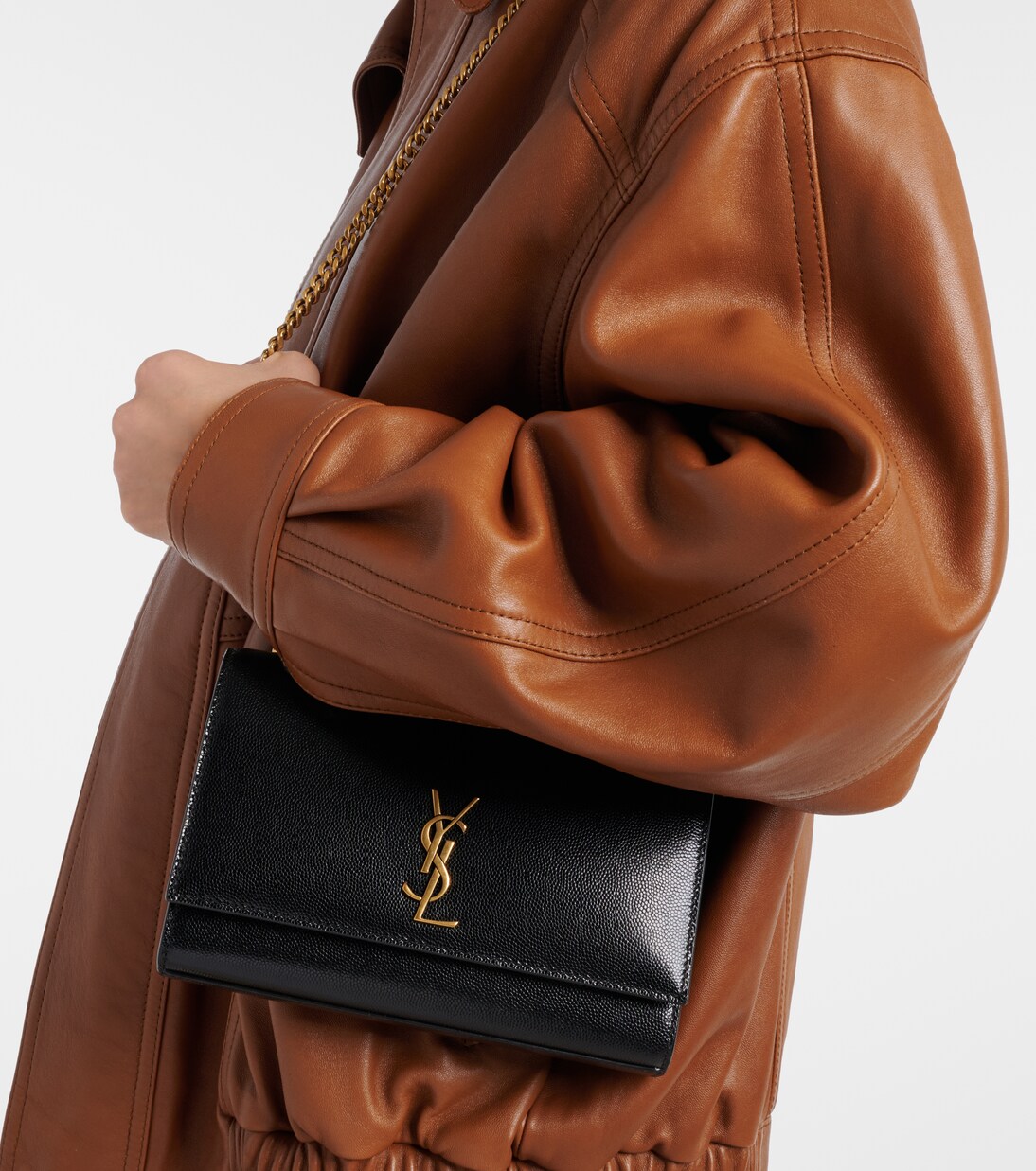 New Kate Small leather shoulder bag | Saint Laurent