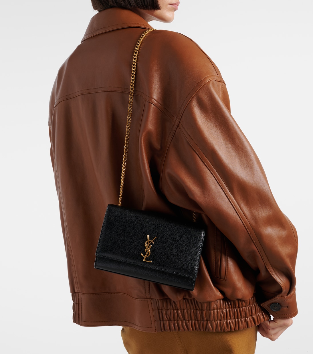 New Kate Small leather shoulder bag | Saint Laurent