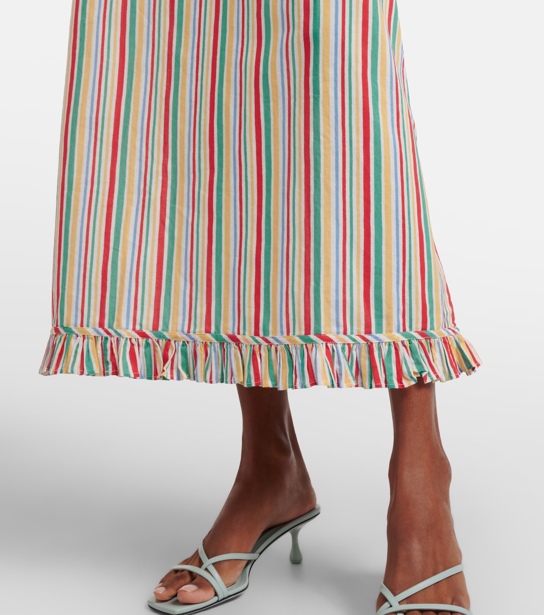 Arabelle striped cotton midi dress | Rixo