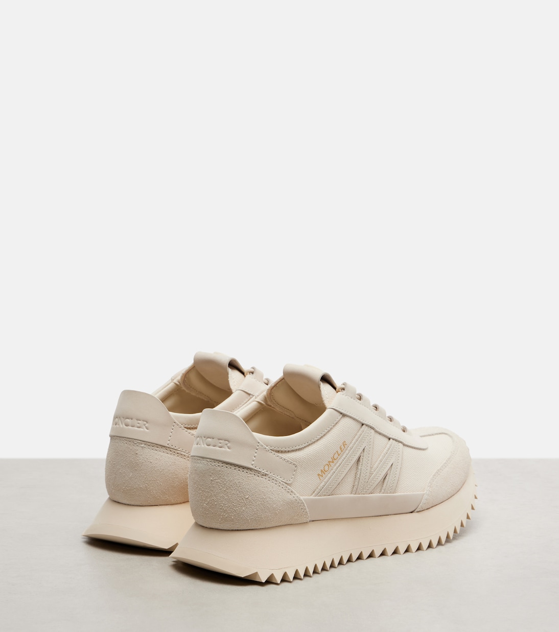 Pacey2 suede-trimmed sneakers | Moncler