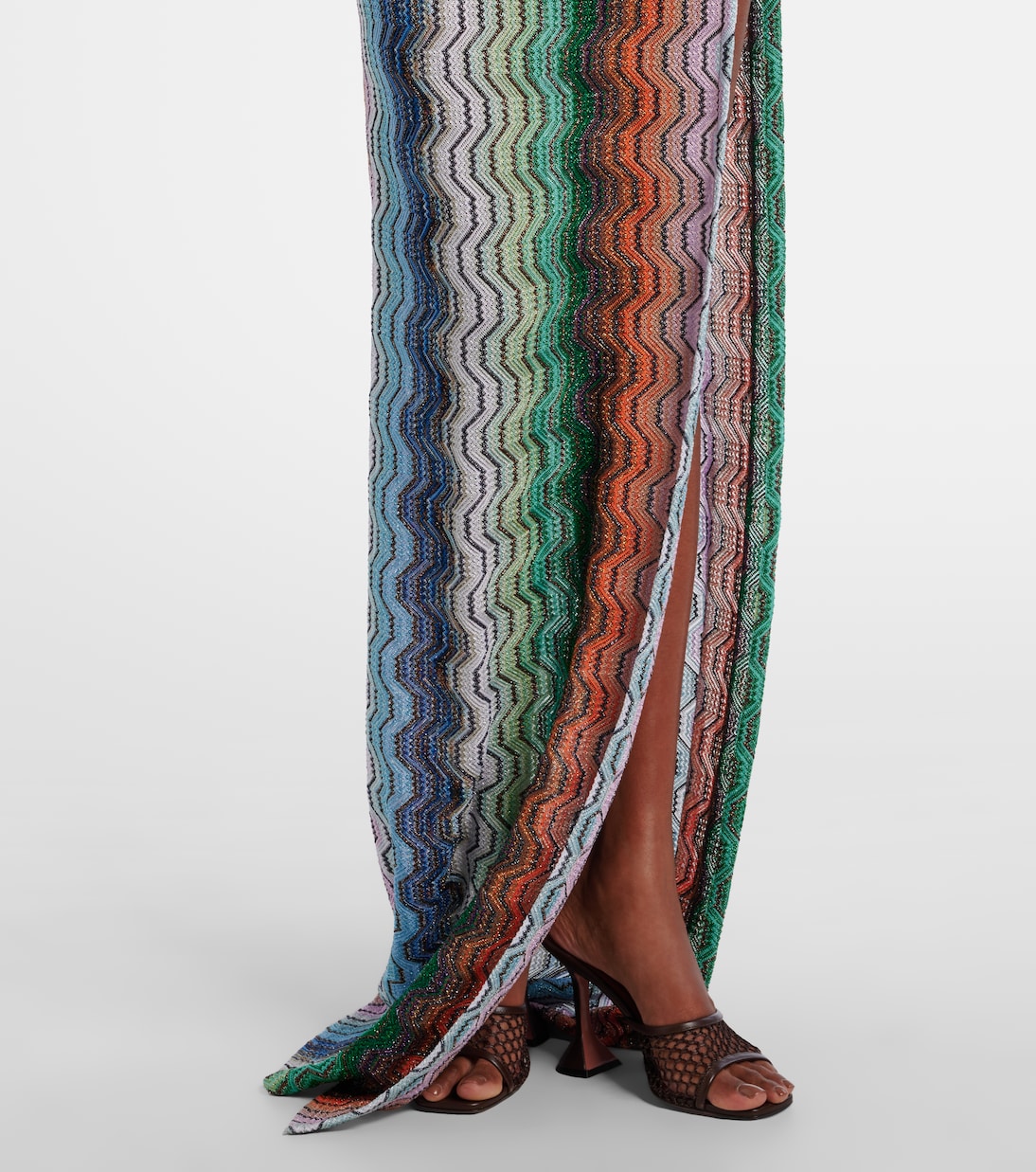 Wave lamé beach cover-up  | Missoni