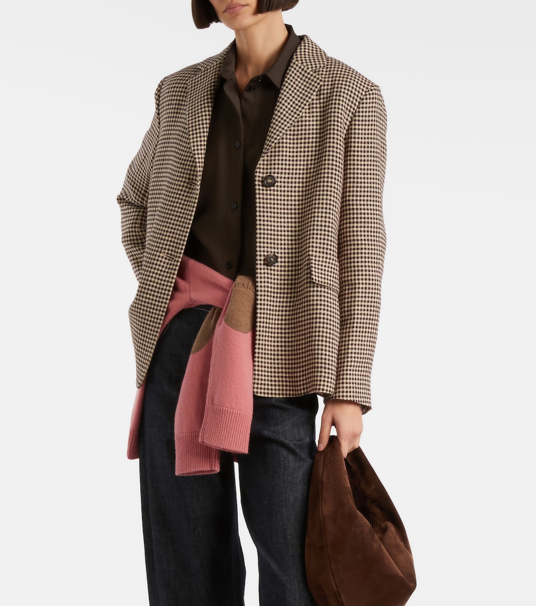 Blazer Gita in lino a quadri | 'S Max Mara