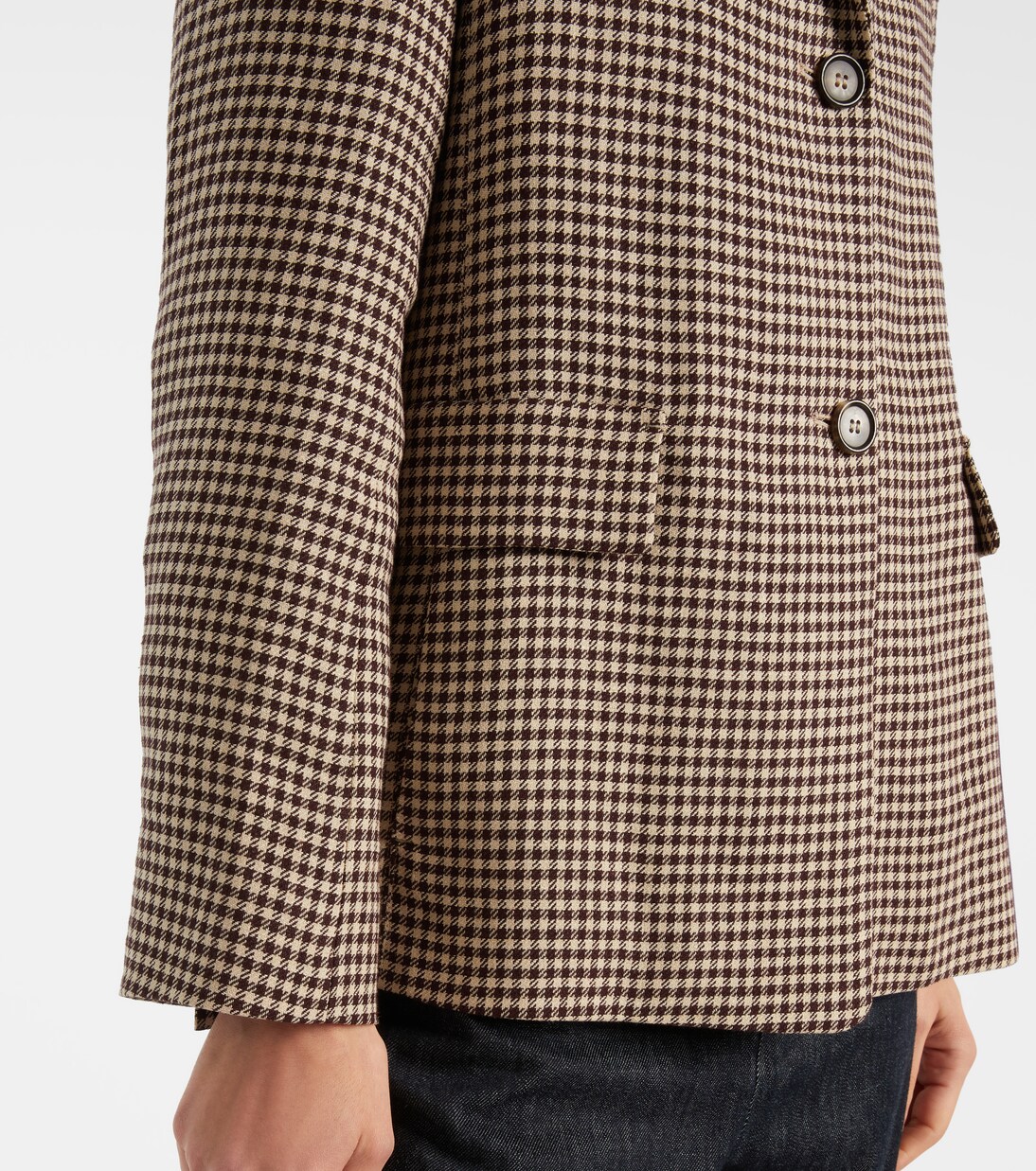 Blazer Gita in lino a quadri | 'S Max Mara