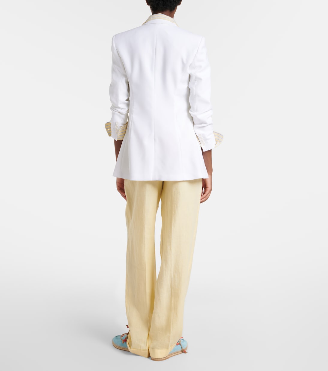 Belted linen straight pants | Polo Ralph Lauren