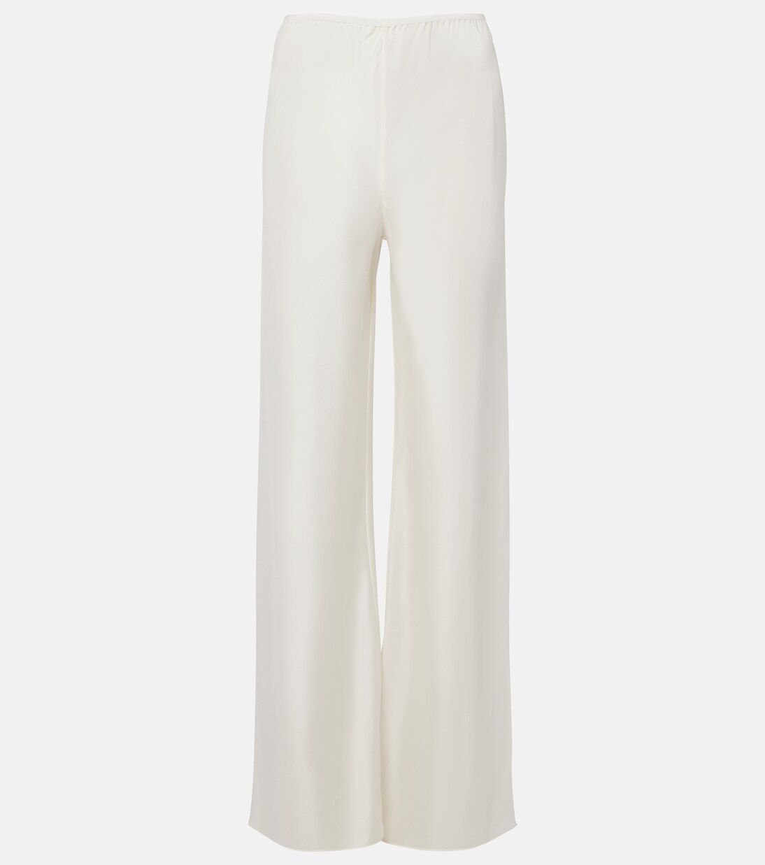 Cove silk-blend straight pants | Posse