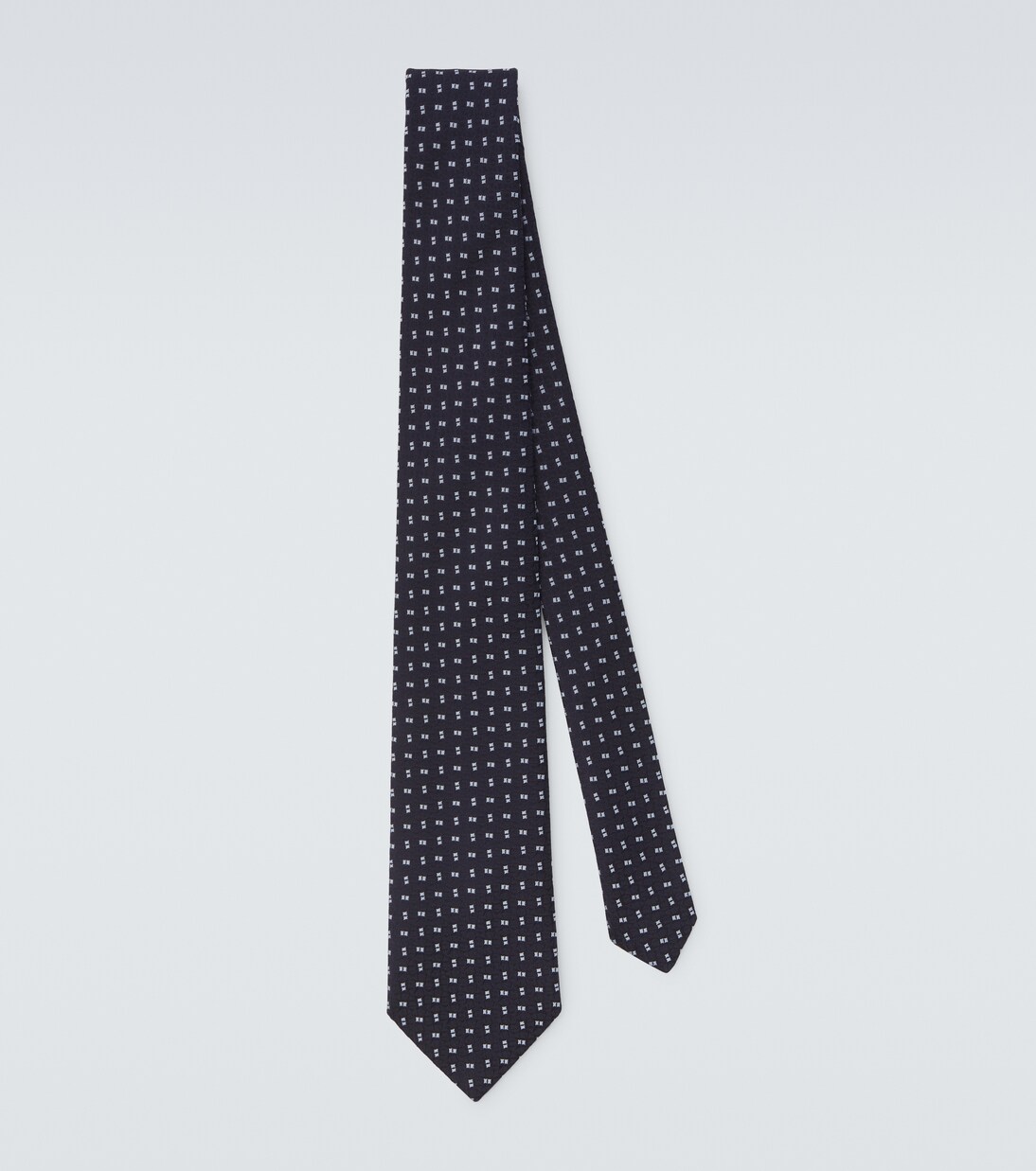 Silk jacquard tie | Charvet