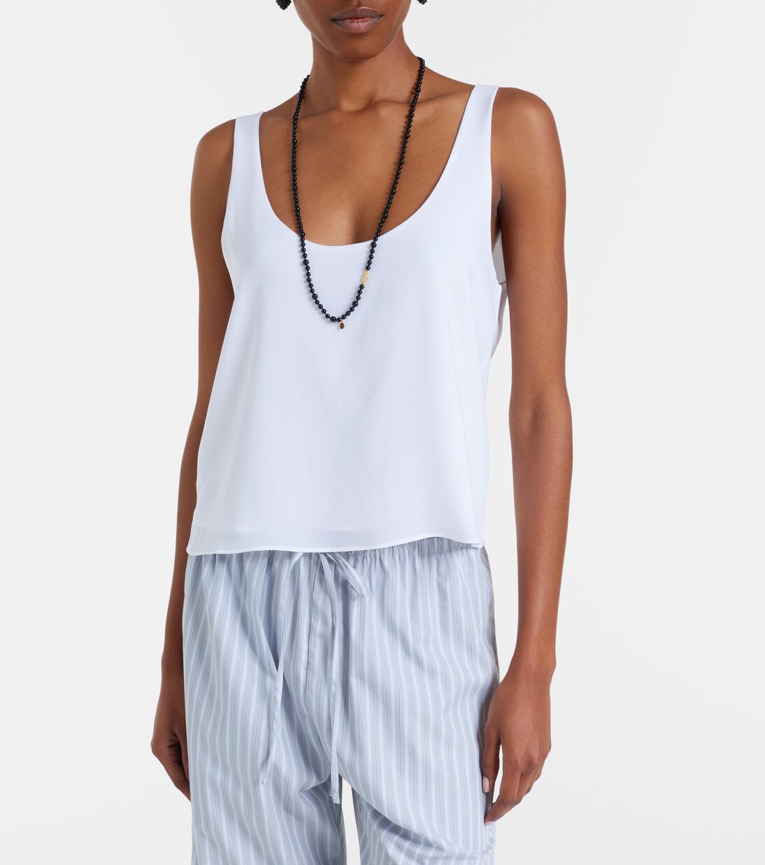 Ari crêpe tank top | Leset