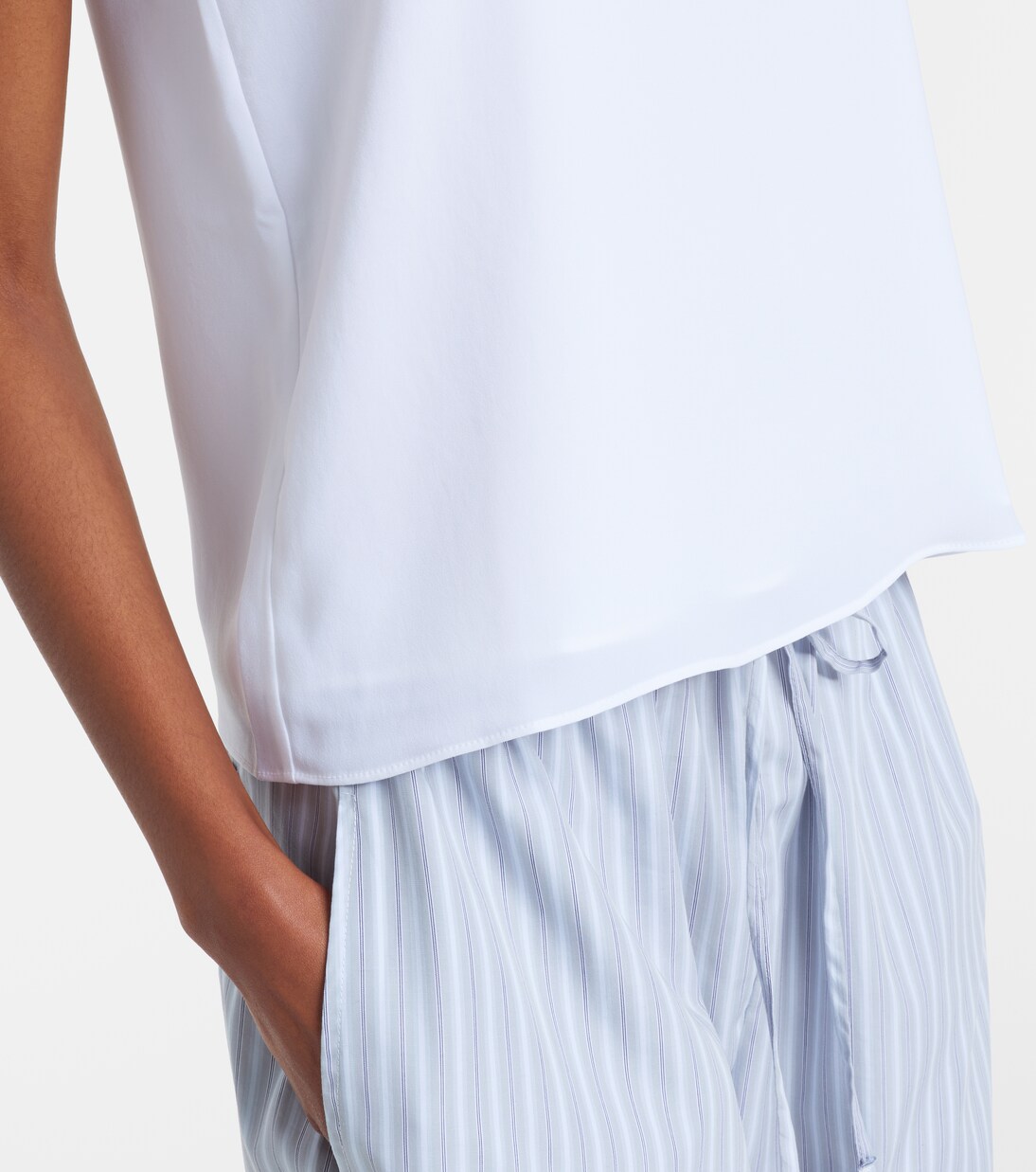 Ari crêpe tank top | Leset