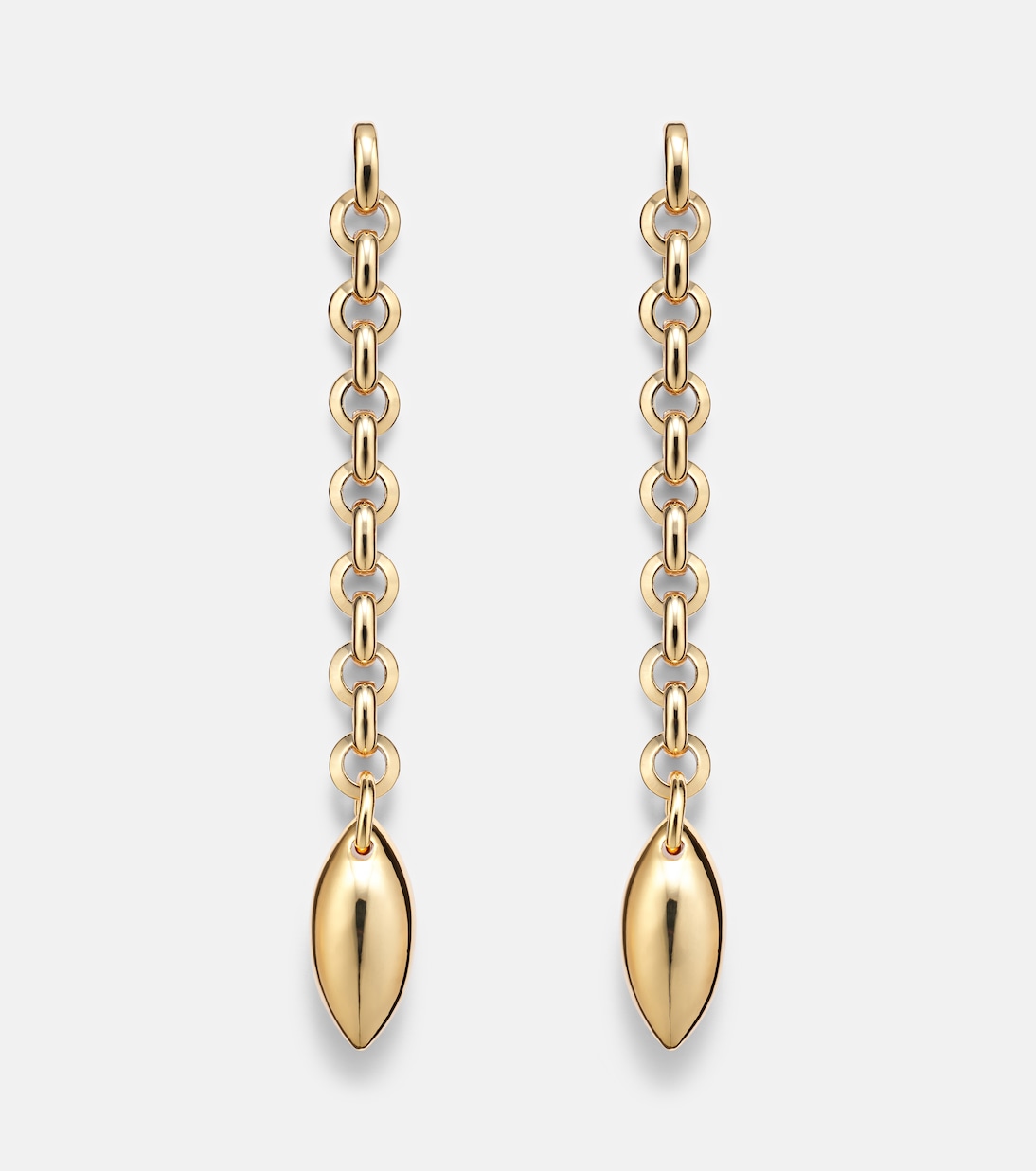 14kt gold-plated drop earrings | Jennifer Fisher
