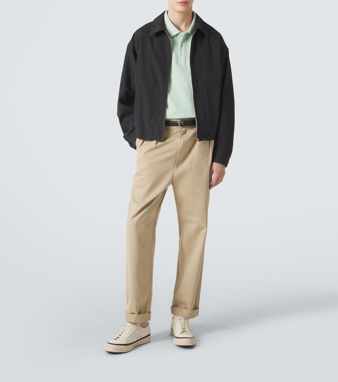 Mondo Weller cotton piqué polo shirt | Visvim