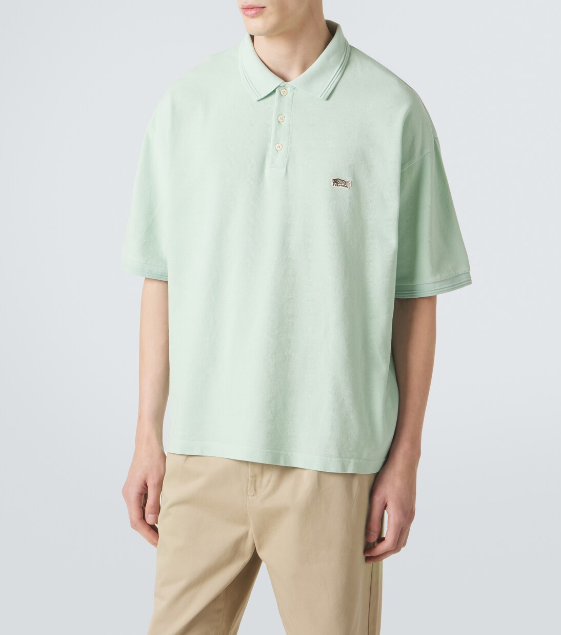 Mondo Weller cotton piqué polo shirt | Visvim