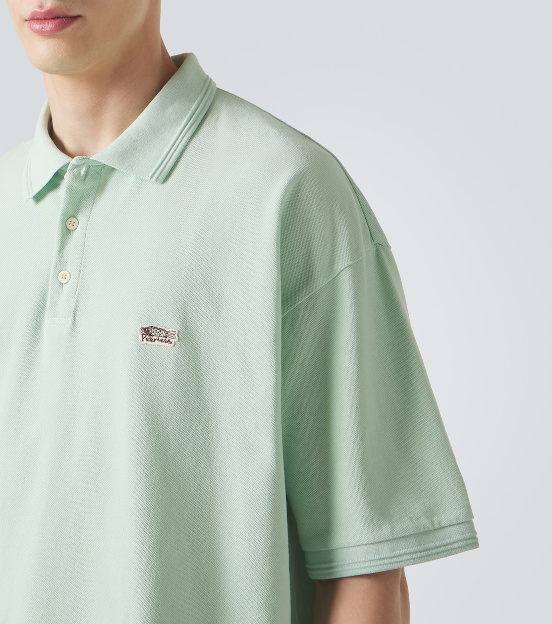 Mondo Weller cotton piqué polo shirt | Visvim
