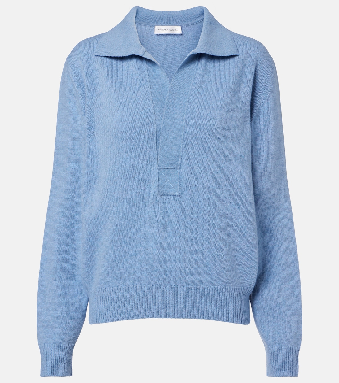 Genevieve wool and cashmere polo sweater  | Victoria Beckham