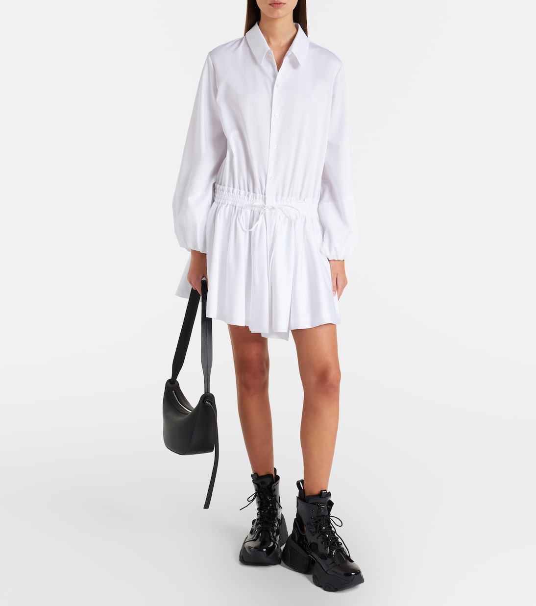 x Reebok cutout platform ankle boots | Noir Kei Ninomiya