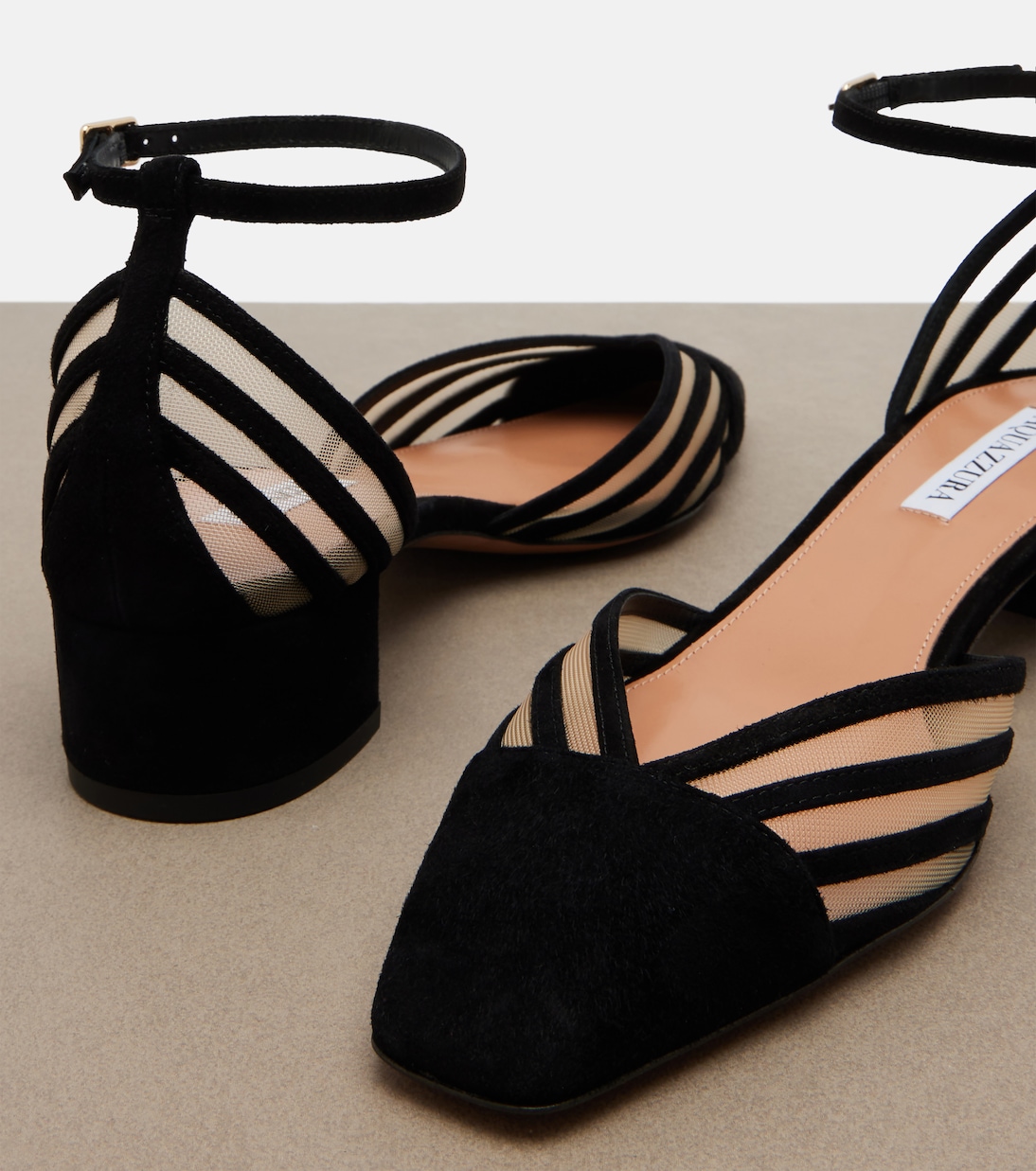 Escarpins Alana en daim | Aquazzura