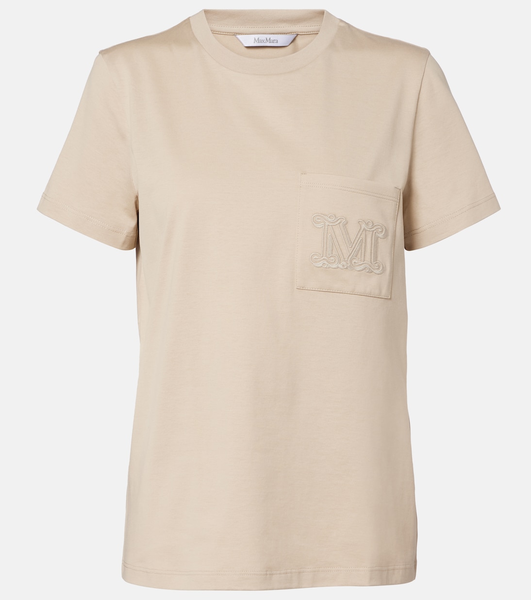 T-shirt Monogram en coton | Max Mara