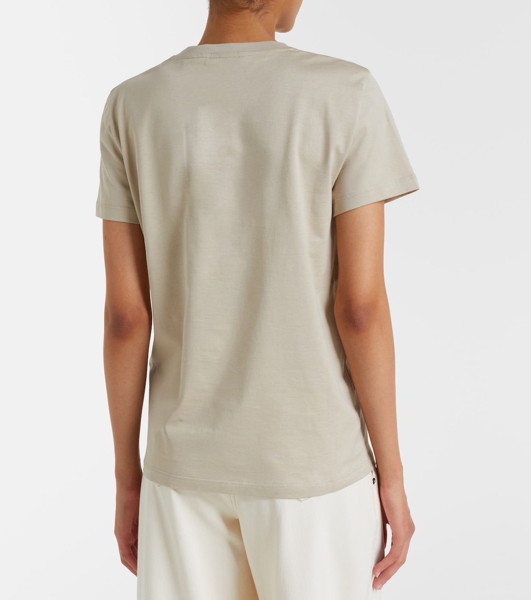 T-shirt Monogram en coton | Max Mara