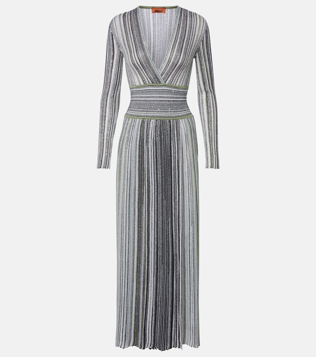 Midikleid aus Lamé | Missoni