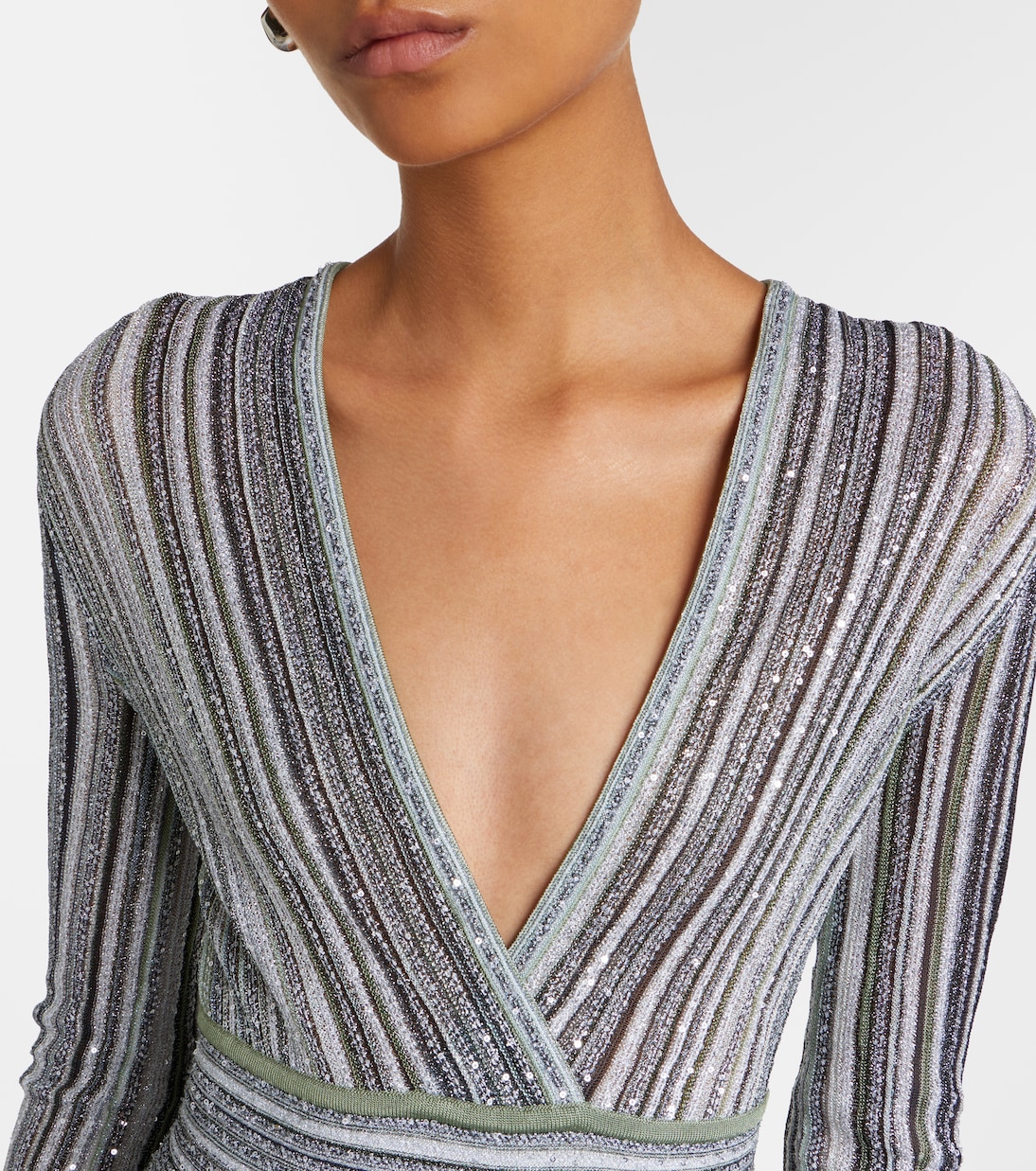 Midikleid aus Lamé | Missoni