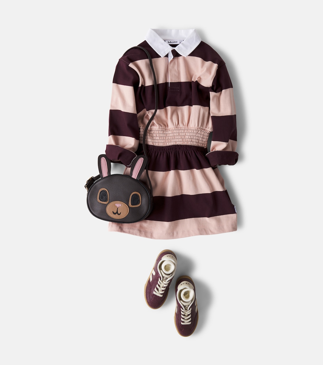 Carlott striped polo dress | Molo